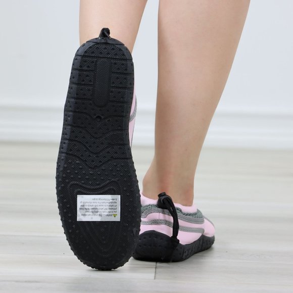 Pink Slip On Water Shoes Under Water Swimming For Beach, Pool Or River - Picture 7 of 13